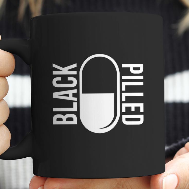 Blackpilledcom White Logo Coffee Mug