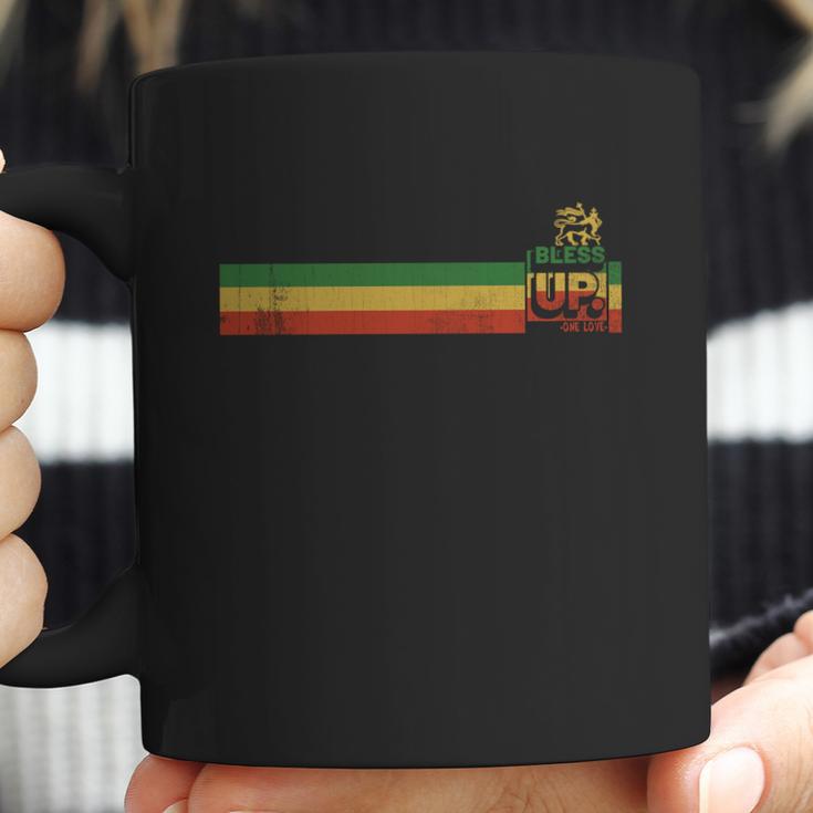 Bless Up Rasta Jamaica Roots Rock Reggae Coffee Mug