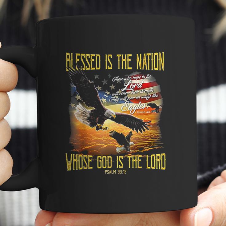 Blessed Is The Nation Whose God Is The Lord Coffee Mug