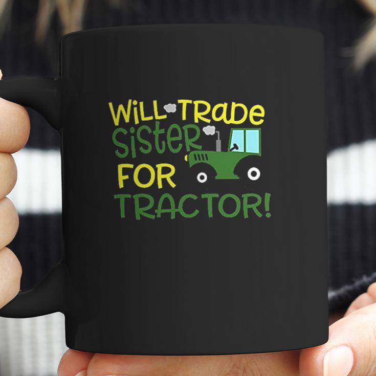 Blu Magnolia Co Boys Tractor Will Trade Sister For Tractor Coffee Mug