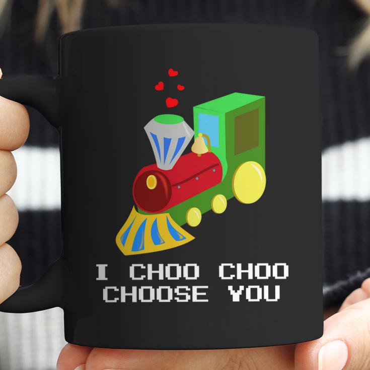 Boys Funny Valentines I Choo Choo Choose You Coffee Mug