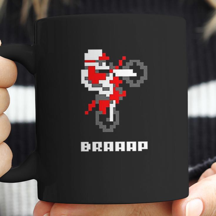 Braaap Dirt Bike Retro 8 Bit Video Game Gamer Coffee Mug