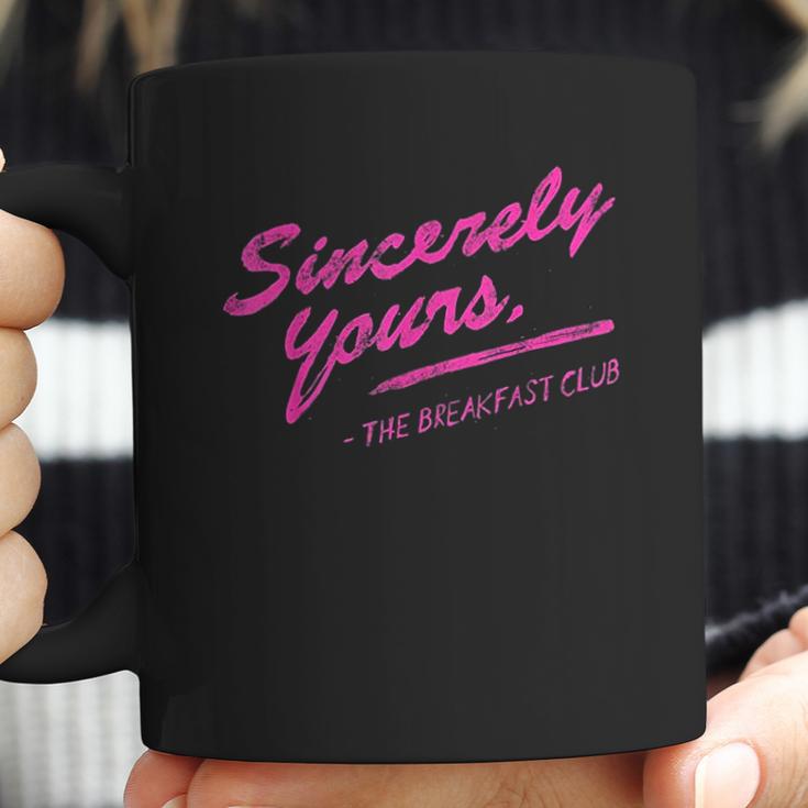 Breakfast Club Sincerely Yours Painted Coffee Mug