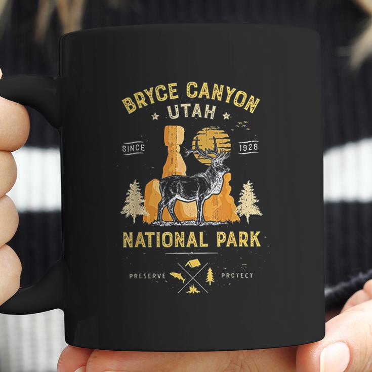 Bryce Canyon National Park Vintage Utah Deer Elk Coffee Mug