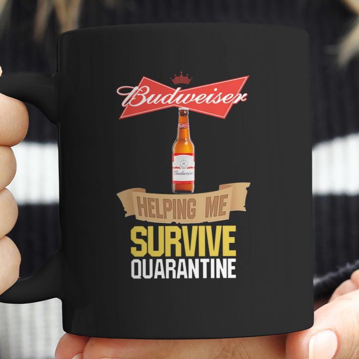 Budweiser Helping Me Survive Quarantine Coffee Mug