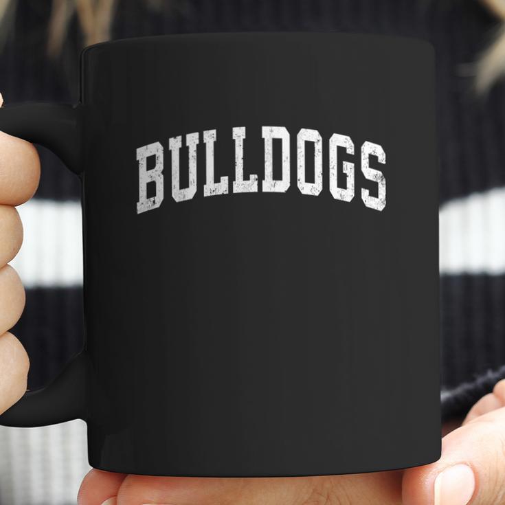 Bulldogs Mascot Vintage Athletic Sports Name Design Funny Gift Coffee Mug