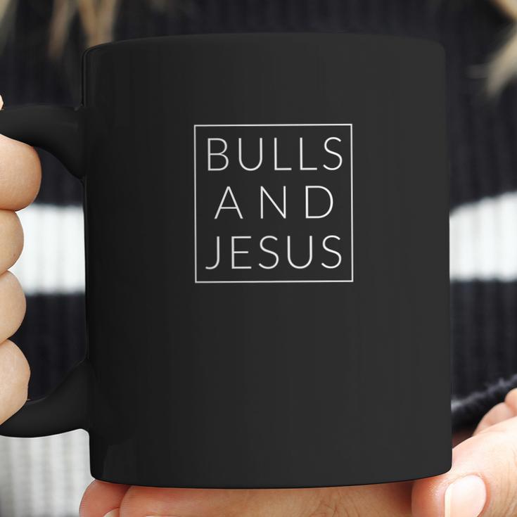 Bulls And Jesus Christian Coffee Mug