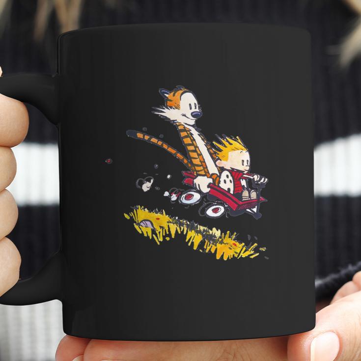 Calvin And Hobbes Racing Coffee Mug