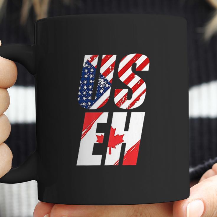 Canada Usa Flag Useh Canadian Flag Coffee Mug