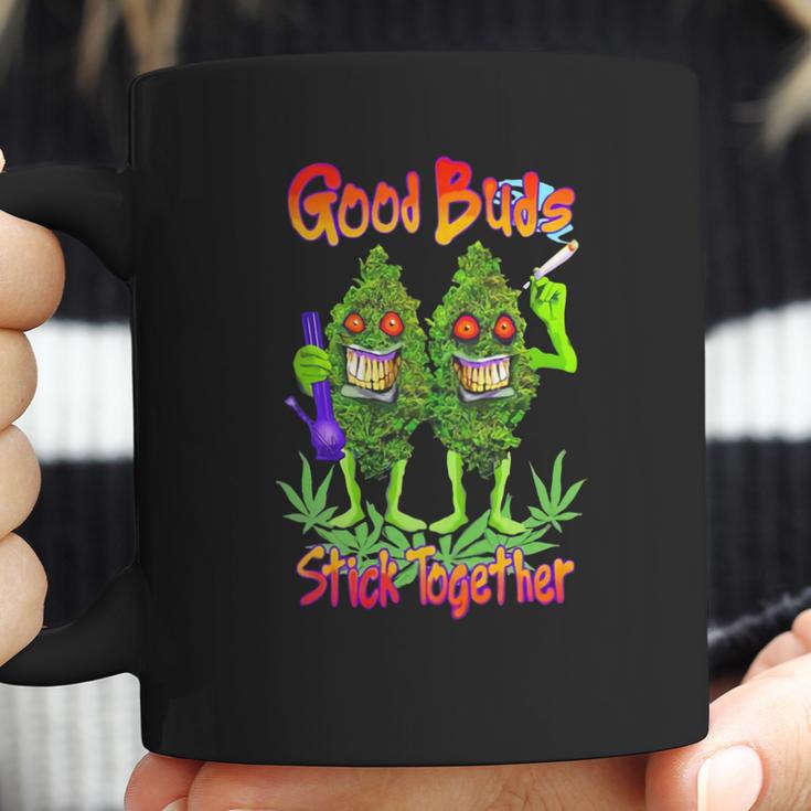 Cannabis Good Buds Stick Together Weed Shirt Coffee Mug