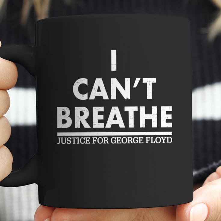I Cant Breathe Justice For George Floyd Support Blm Coffee Mug