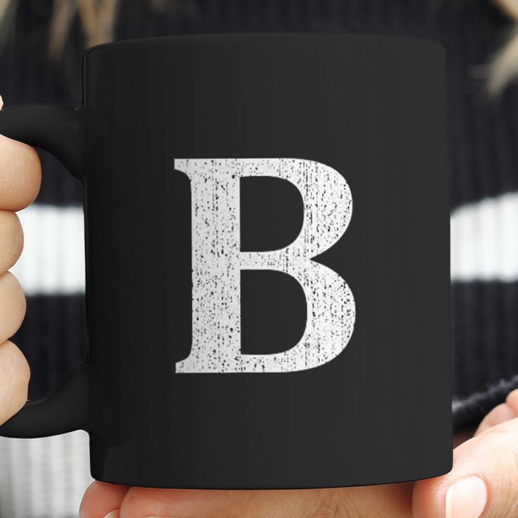 Capital Letter B Shirt Monogram Initial Coffee Mug