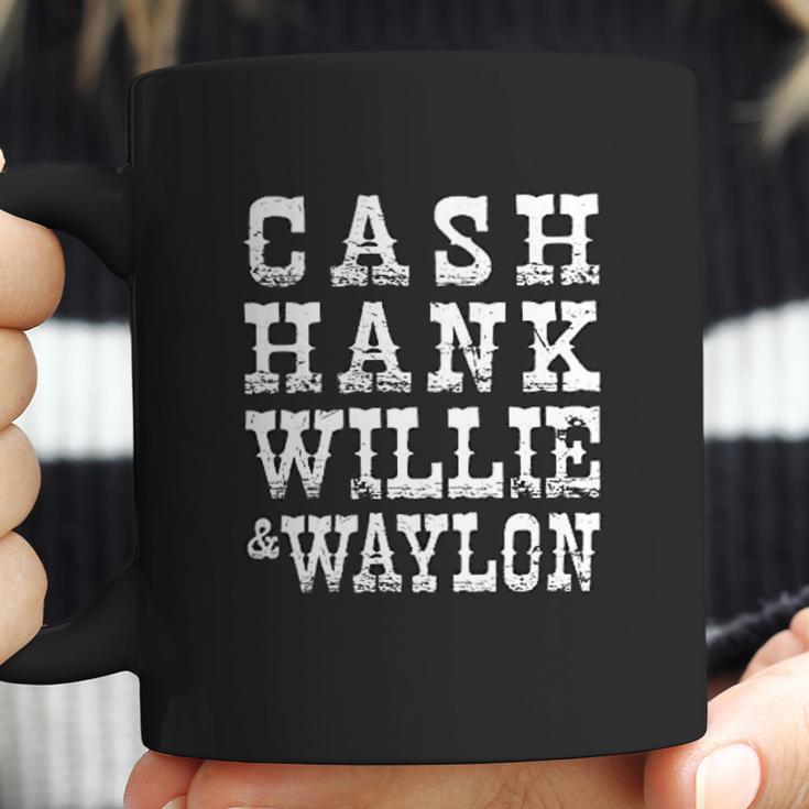 Cash Hank Willie Waylon American Coffee Mug