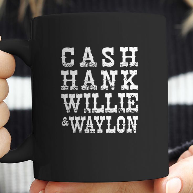 Cash Hank Willie Waylon Muscle Coffee Mug