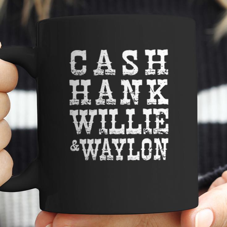 Cash Hank Willie Waylon Triblend Coffee Mug