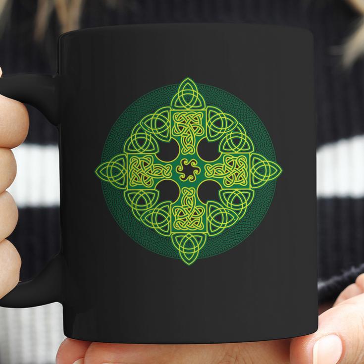 Celtic Knot Cross St Patricks Day Coffee Mug