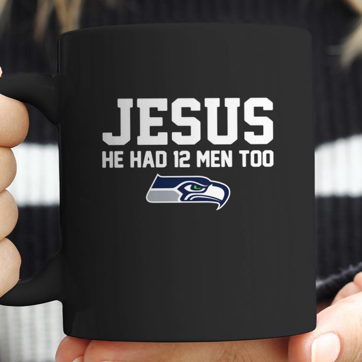 Check Out This Awesome Jesus He Had 12 Men Too Seattle Seahawks Canvas Usa - Copy 2 Coffee Mug