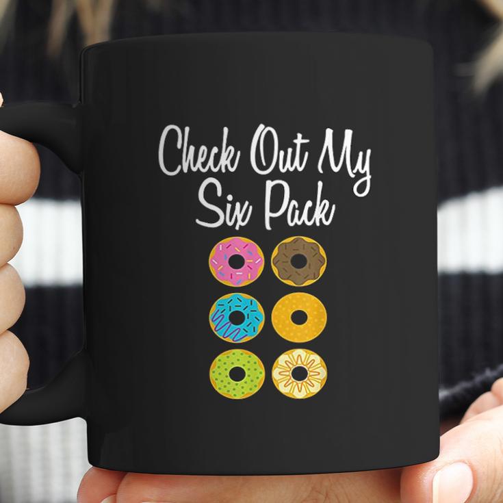 Check Out My Six Pack Funny Donut Ab Fake Muscle Coffee Mug