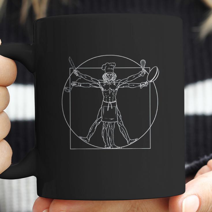 Chef Vitruvian Man Da Vinci Funny Cooking Gift Coffee Mug