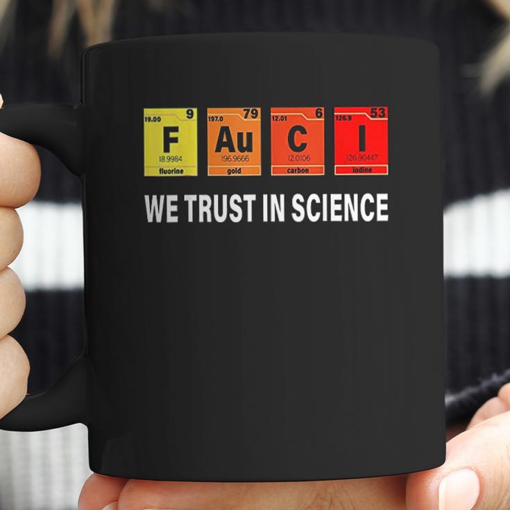 Chemistry Fauci Elements Periodic Table F Au C I Coffee Mug