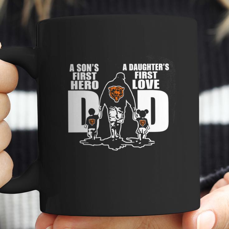 Chicago Bear Dad A Son’S First Hero A Daughter’S First Love Shirt Coffee Mug