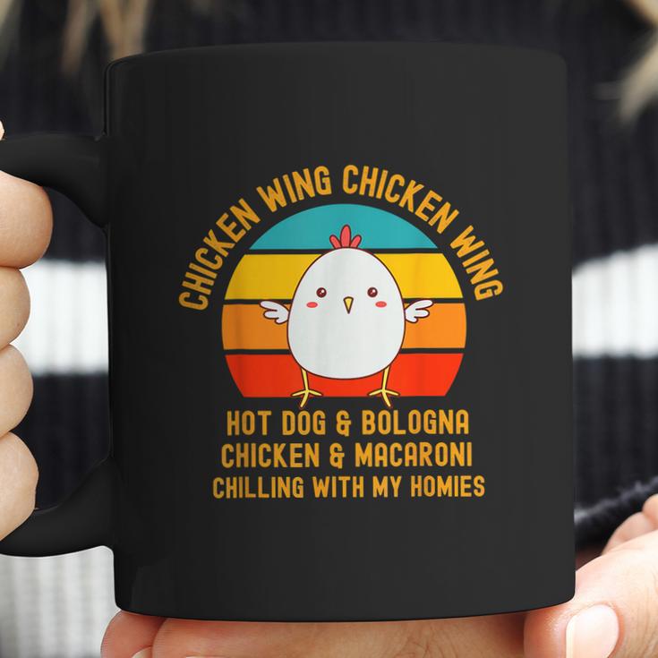 Chicken Wing Chicken Wing Song Lyric Hot Dog Bologna Retro Vintage Coffee Mug