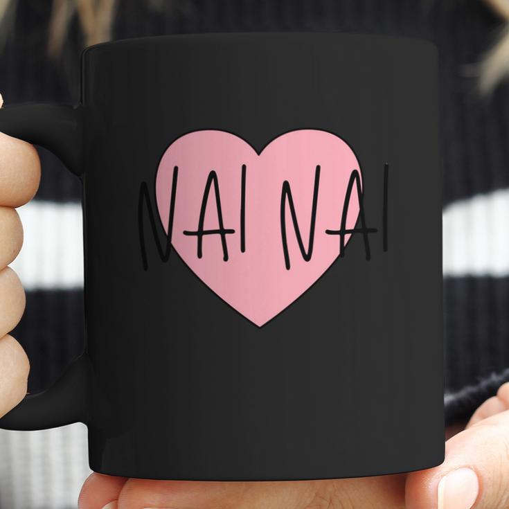 Chinese Grandma Nai Nai Grandmother Pink Heart Nai Nai Funny Gift Coffee Mug