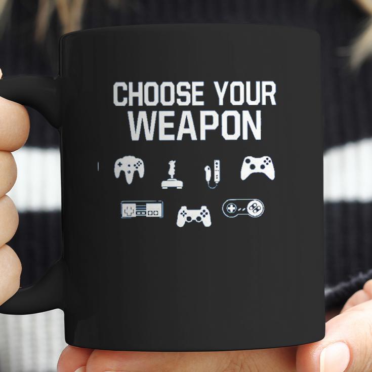 Choose Your Weapon Gamer Coffee Mug