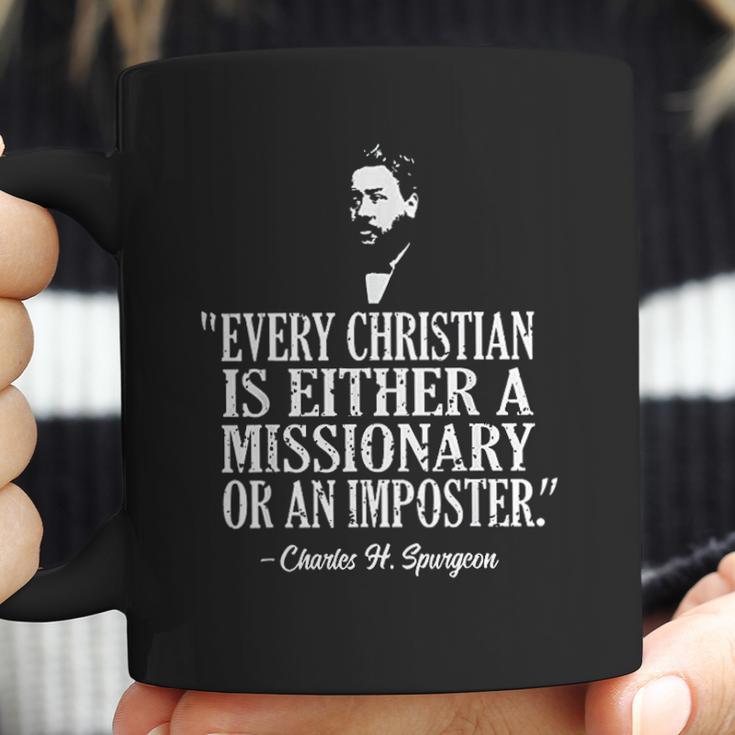 Christian Missionary Or Imposter Charles Spurgeon Coffee Mug