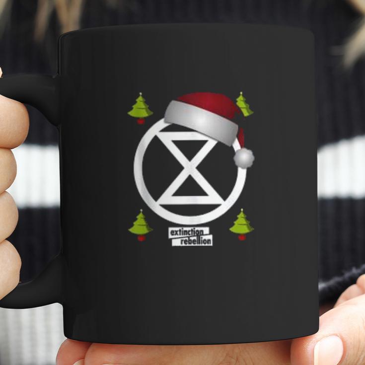 Christmas Extinction Rebellion Rebel 4 Life Climate Change Coffee Mug