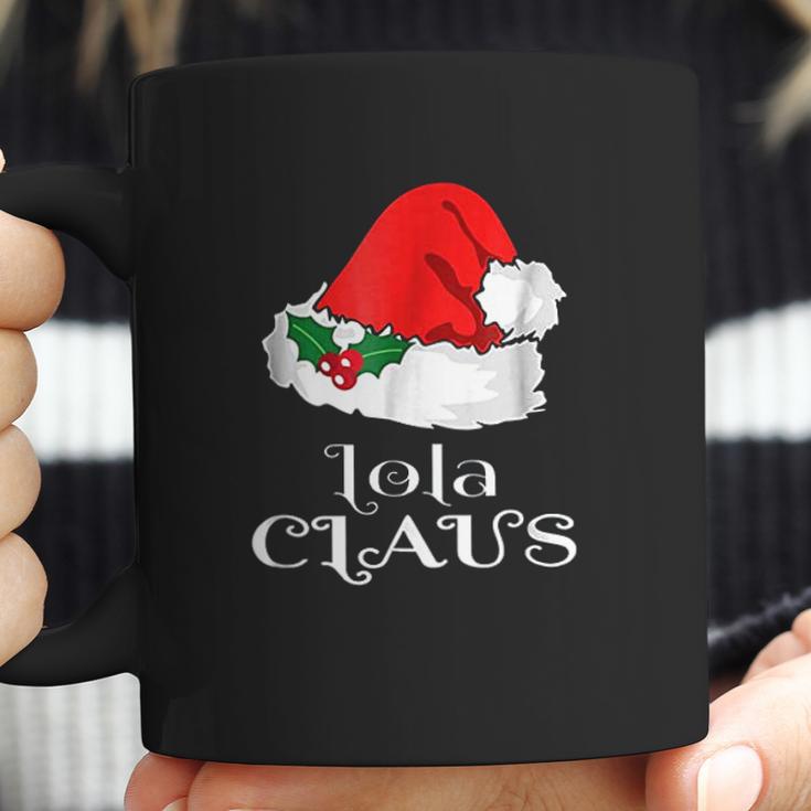 Christmas Lola Claus Matching Pinay Pajama Santa Hat Coffee Mug