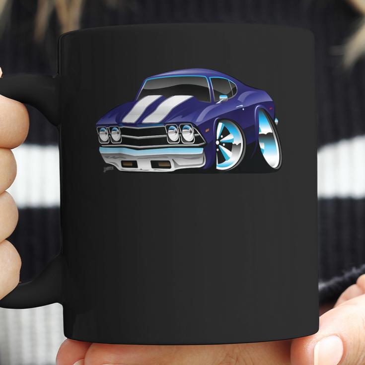 Classic Sixties Muscle Car Funny Hot Rod Cartoon Coffee Mug