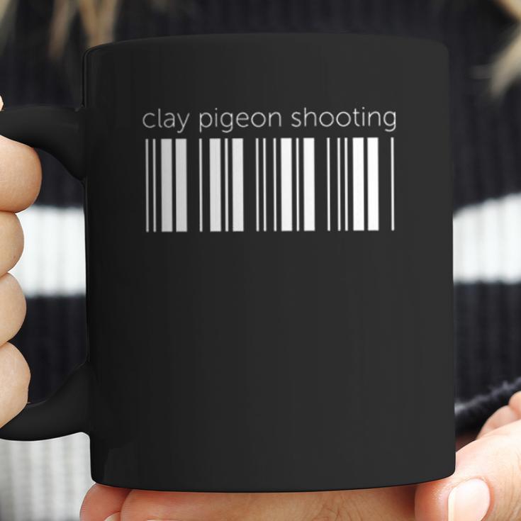 Clay Pigeon Shooting Lower Barcode Coffee Mug