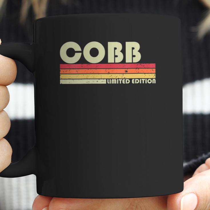 Cobb Surname Funny Retro Vintage 80S 90S Birthday Reunion Coffee Mug