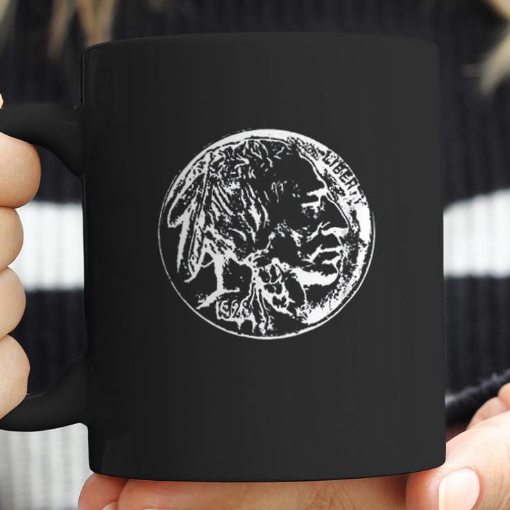 Coin Collector Showing A Buffalo Nickel Coffee Mug