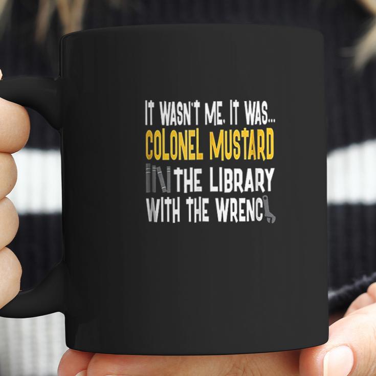 Colonel Mustard Library Wrench Coffee Mug