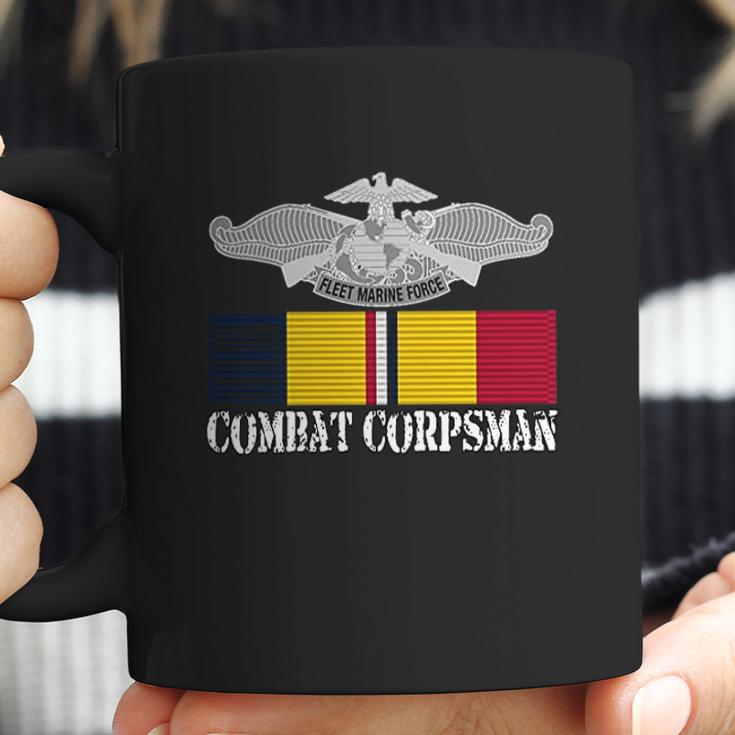 Combat Corpsman Action Ribbon Fmf Veteran Coffee Mug