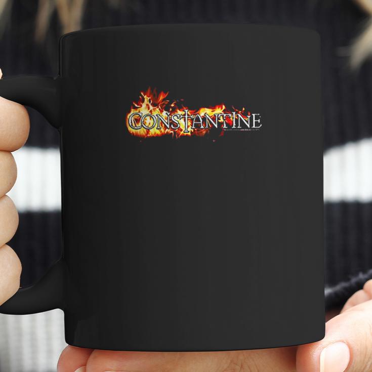 Constantine In Flames Coffee Mug