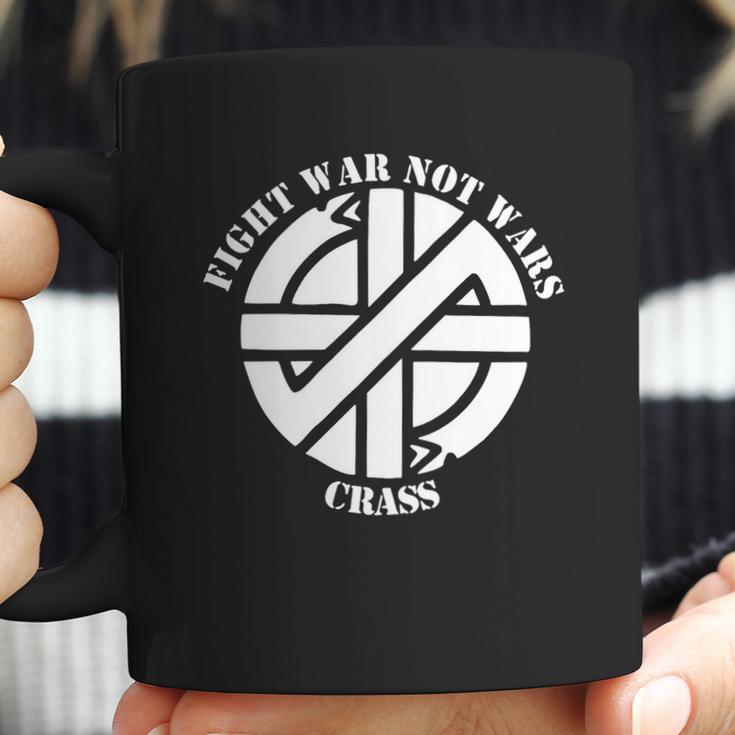 Crass Fight War Not Wars Anarcho Punk Rock Womens Hoodie Coffee Mug