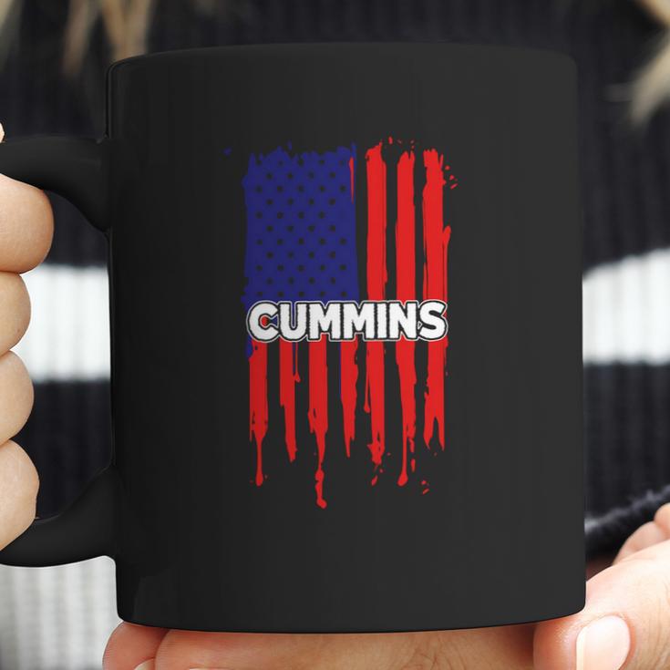 Cummins Usa Flag Tshirt Coffee Mug