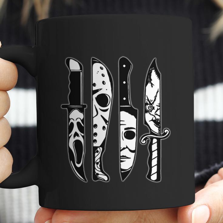 Cute Halloween Funny Halloween Day Knives Machete Horror Movies Halloween Coffee Mug