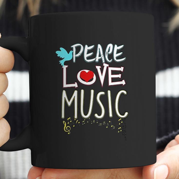 Cute Peace Love Music Hippie Hipster Festival Coffee Mug