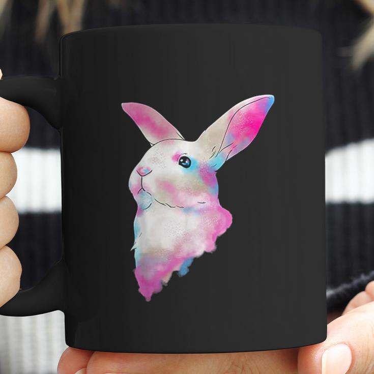 Cute Space Rainbow Gaussian Blur Rabbit Galactic Bunny Coffee Mug