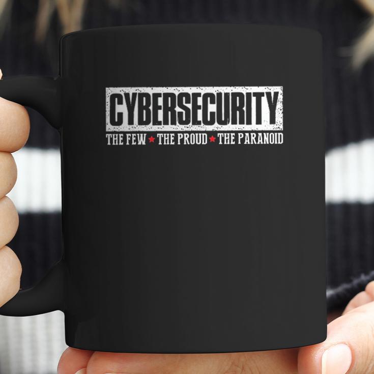 Cybersecurity The Few The Proud Paranoid Funny Programmer Coffee Mug