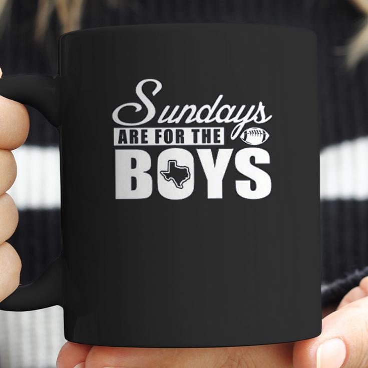 Dallas Football Fans Sundays Are For The Boys Coffee Mug