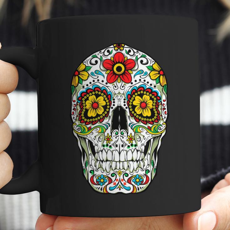 Day Of The Dead Sugar Skull Funny Cinco De Mayo Men Women Men Women T-Shirt Graphic Print Casual Unisex Tee Coffee Mug