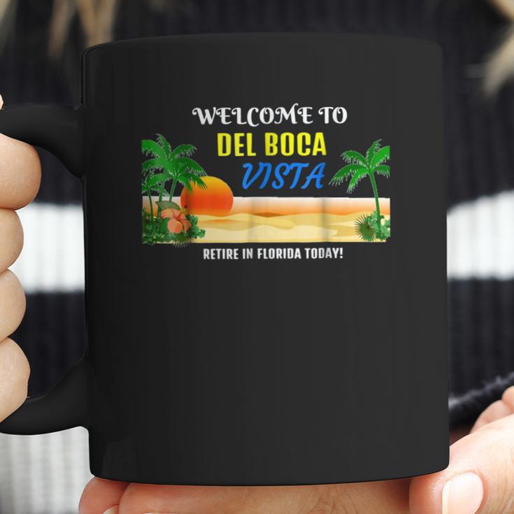 Del Boca Vista Beach Retro Coffee Mug