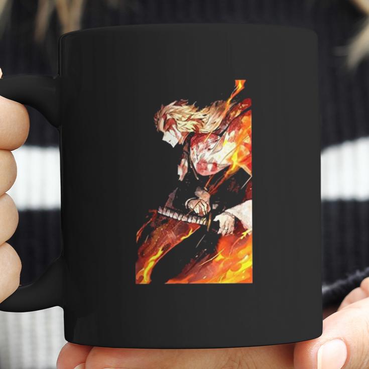 Demon Slayer Graphic Flame Coffee Mug