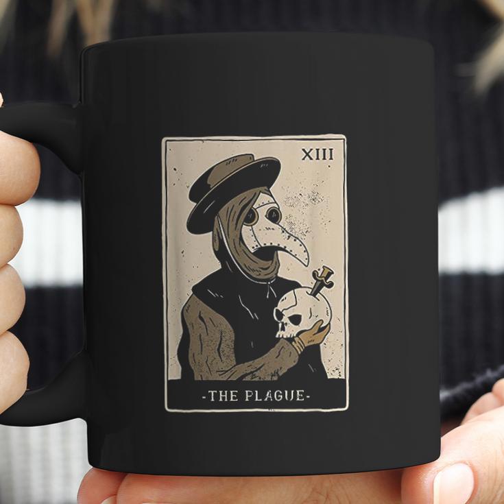 Design Show A Tarot Card With A Plague Doctor Coffee Mug