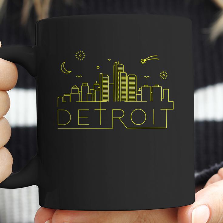 Detroit City Silhouette Coffee Mug